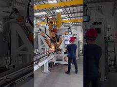Pengelasan tiang sempurna | Mesin Las Tutup CNCS400/12000mm dengan Sumber Daya Pengelasan Laser