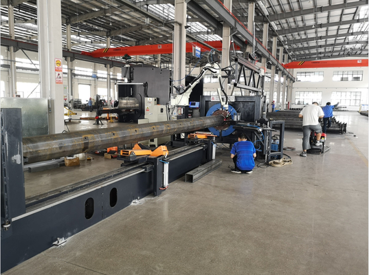 Good price Mesin Pengelasan Robot Mesin Pemotong Kerangka Pintu CNC Untuk tiang tinggi lampu on line