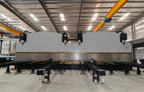 kualitas  2-WE67K-800/6500 Electro Hydraulic CNC Press Brake  Bending Machine pabrik