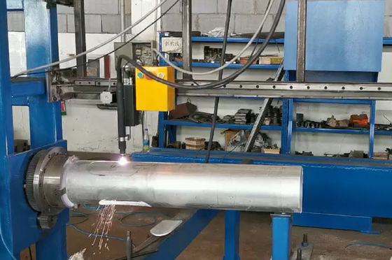 Harga bagus Aluminium Octagonal dan kerucut lampu tiang pintu mesin pemotong on line