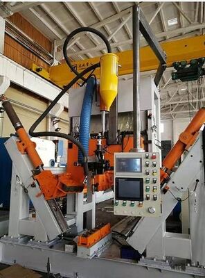 kualitas  Automatic HM500 / 14000mm Monopole Welding Machine pabrik