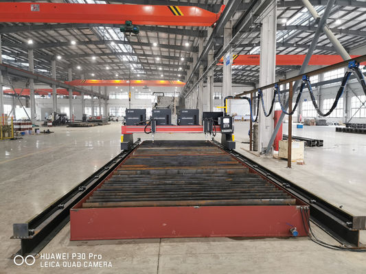 Mesin Pemotong Plasma CNC Berkecepatan Tinggi Multi Head Vertical Strip Untuk Industri