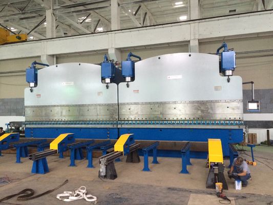 Mesin Bending Hidrolik Tandem CNC dengan Gaya Kerja 2X1200 Ton dan Panjang Meja 2X6250mm untuk Masa Pakai yang Lama