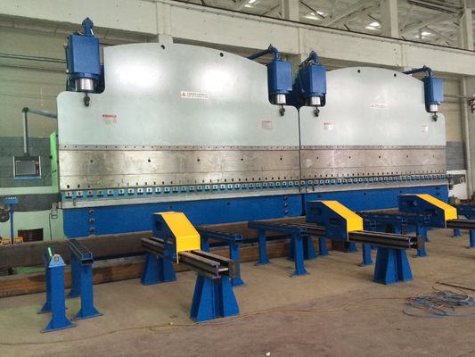 Mesin Bending Hidrolik Tandem CNC dengan Gaya Kerja 2X1200 Ton dan Panjang Meja 2X6250mm untuk Masa Pakai yang Lama