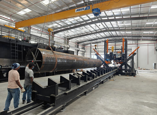 Good price HM2500/18000 CNC Pole Shut Welding Machine Automatic Seam Weller on line