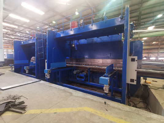 1600 ton kekuatan wokring CNC tandem press rem membuat tiang tinggi dan monopole