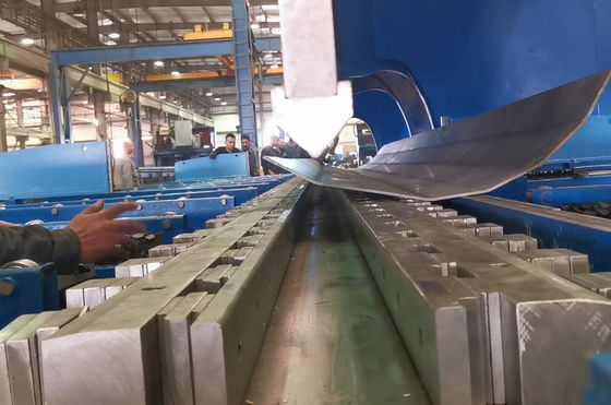 650Ton tandem CNC Hydraulic Press Brake Machine untuk membuat tiang ringan dan tiang tinggi