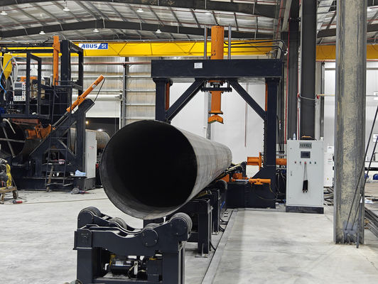 kualitas Max Diameter 2500mm Tinggi tiang tiang perakitan mesin meluruskan pabrik