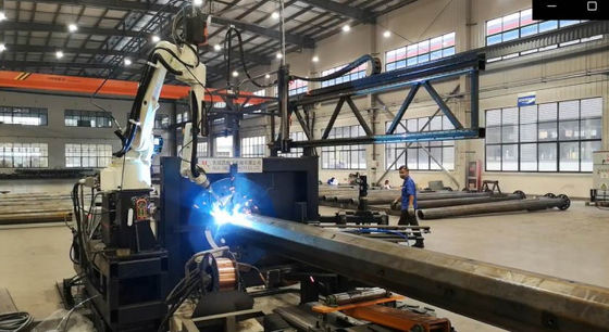 Mesin pengelasan plat dasar robot / Mesin pemotong bingkai pintu CNC