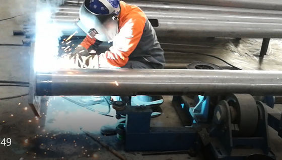 Mesin Las Tiang Lampu Baja & Pemotong CNC RW-DC120/260