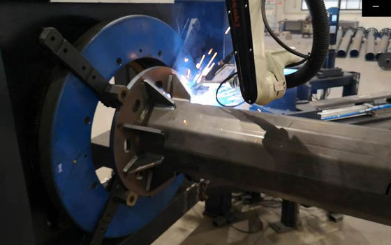 Mesin pengelasan plat dasar robot Model RW-120/300