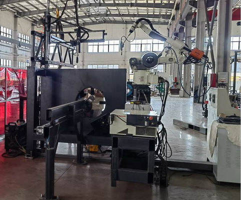 Mesin pengelasan plat dasar robot Model RW-120/300