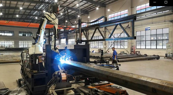 Mesin pengelasan plat dasar robot Model RW-120/300