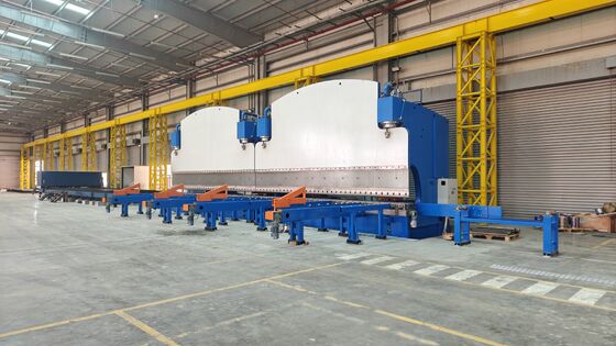 Mesin Bending Hidrolik Tandem CNC dengan Gaya Kerja 2X1200 Ton dan Panjang Meja 2X6250mm untuk Masa Pakai yang Lama