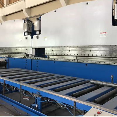 CNC Tandem Hydraulic Press Brake dengan tenaga kerja 320 ton dan panjang meja 6000 mm dengan Sistem CNC DELEM DA53T