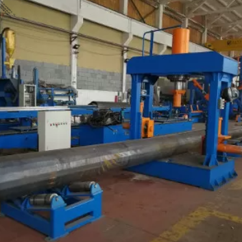 30Ton 3M Wireless remote control Pole Straightening Machine untuk tiang lampu jalanan