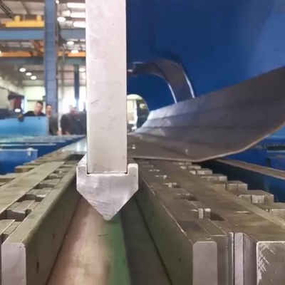 Heavy Duty 2×650Ton 7M CNC Tandem Press Brake untuk Produksi Pole Ringan Long Tapered & Octagonal