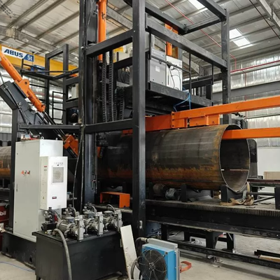 Double Arc Multi-Wire Submerged Arc CNC Pole Shut Welding Machine Untuk 14m Diameter 1,9m Steel Pole