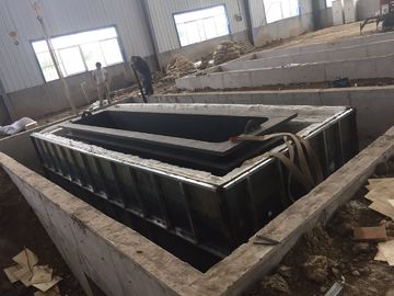 7.0x1.2x2.2m Peralatan Seng Hot Dip Galvanizing Tank Dengan Sistem Perlindungan Lingkungan