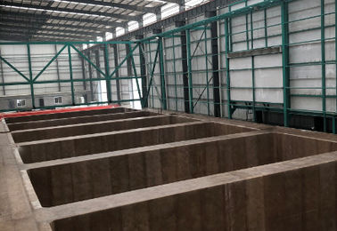 7.0x1.2x2.2m Hot Dipped Galvanized Tank Zinc Tank Untuk Garis Galvanisasi Berkelanjutan