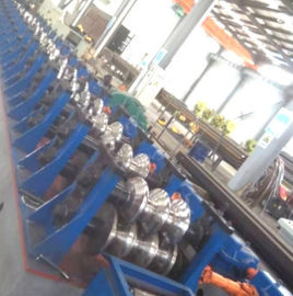 Tiga Gelombang 2,5mm Pagar Pembatas Mesin Roll Forming