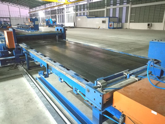 Ekonomis tiang tinggi lini produksi tiang lampu / Cutting Machine untuk 12000mm tiang lampu