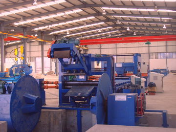 37kw mengikis tepi menggorok dan Taper Cutting Machine, memotong untuk panjang garis untuk tiang lampu