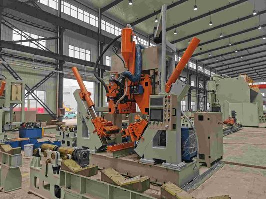 CNC 5G Pole Shut Welding Machine HM800/14000 14m Panjang Desain Poligonal