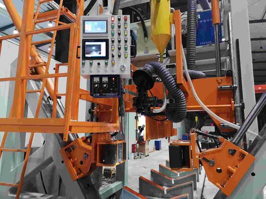 CNC 5G Pole Shut Welding Machine HM800/14000 14m Panjang Desain Poligonal