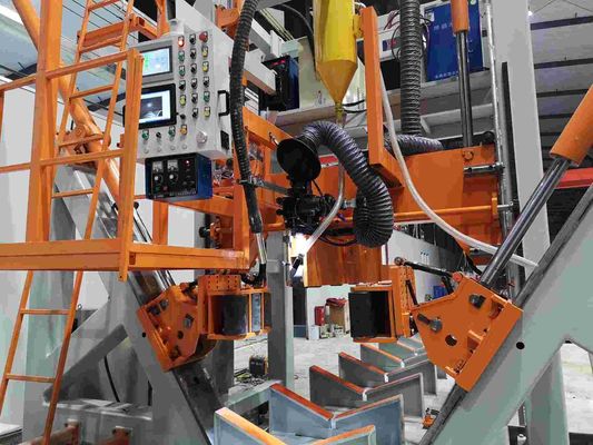 CNC 5G Pole Shut Welding Machine HM800/14000 14m Panjang Desain Poligonal