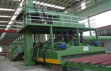 Multifungsi piring baja, pipa Ditembak Peledakan Mesin otomatis kontrol digital