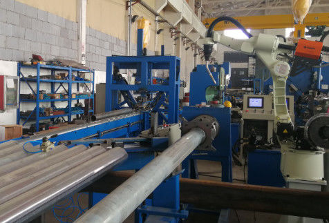 350mm 2000mm Mesin Las Robot Otomatis Untuk Tiang Lampu