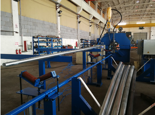 Tiang Lampu Shut-Welding Machine untuk lingkaran dan tiang poligon / tabung 14000mm panjang